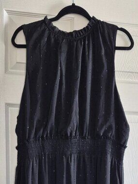 Draper James RSVP Black Maxi Dress for Weddings Special Occasions Graduation